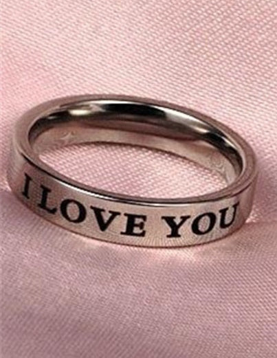 Titanium Steel Duo: A Minimalist Couple's Ring
