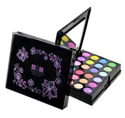 Color Harmony: 24 Eyeshadows, 8 Lipsticks, 4 Blushes, 3 Powders - All in One Makeup Palette