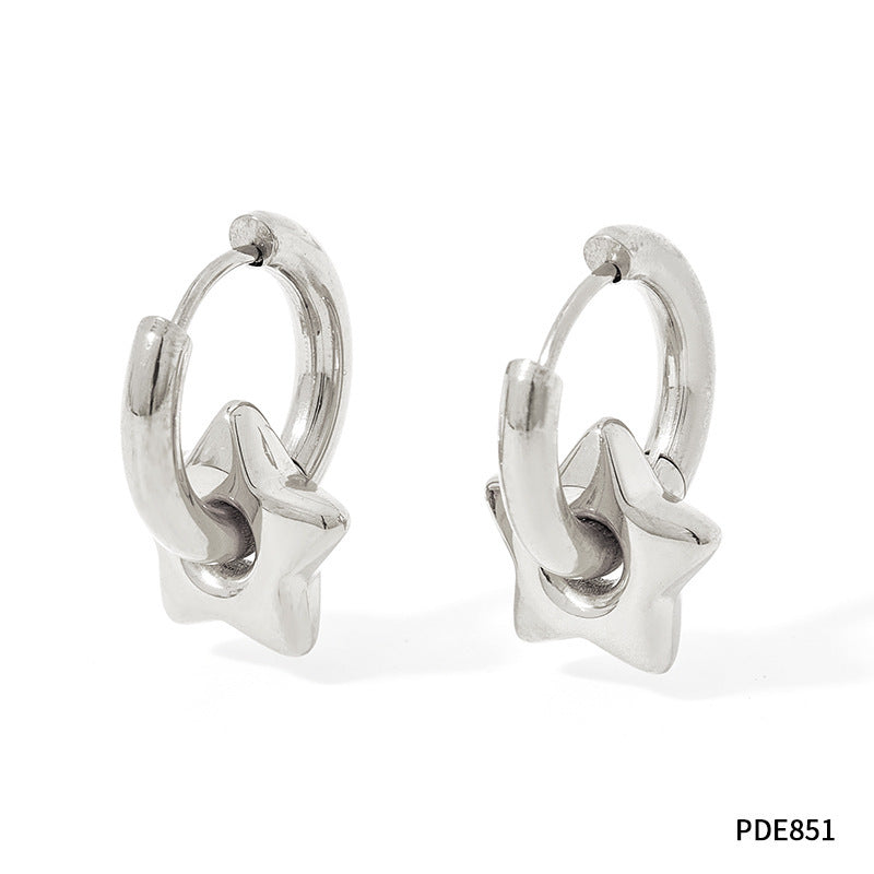 Shine On: XINGX Stainless Steel Glossy Earrings