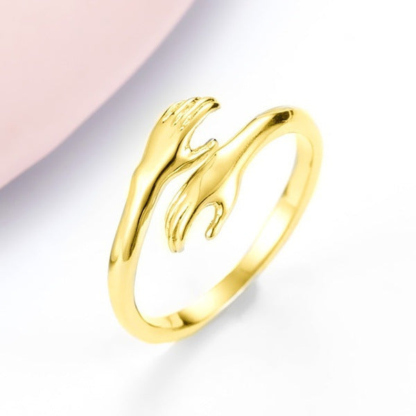 Hug Ring: Adjustable Jewelry for Effortless Elegance (925 Silver)