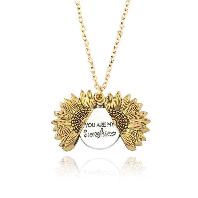 Sunshine Bloom: Sunflower Necklace