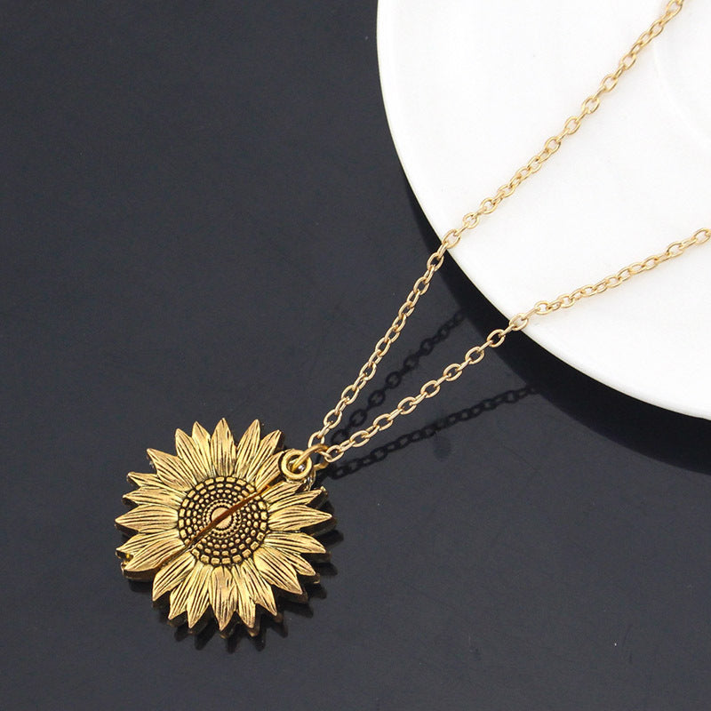 Sunshine Bloom: Sunflower Necklace