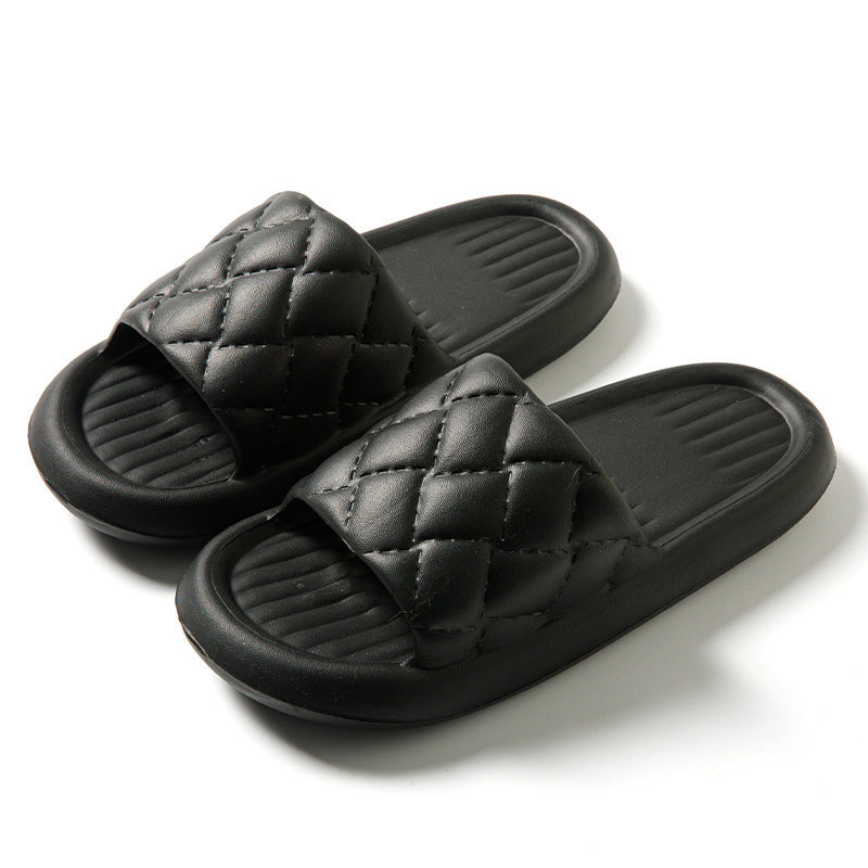 Summer Comfort: New Rhombus Home Slippers for Women and Men - Lightweight, Non-Slip, and Stylish