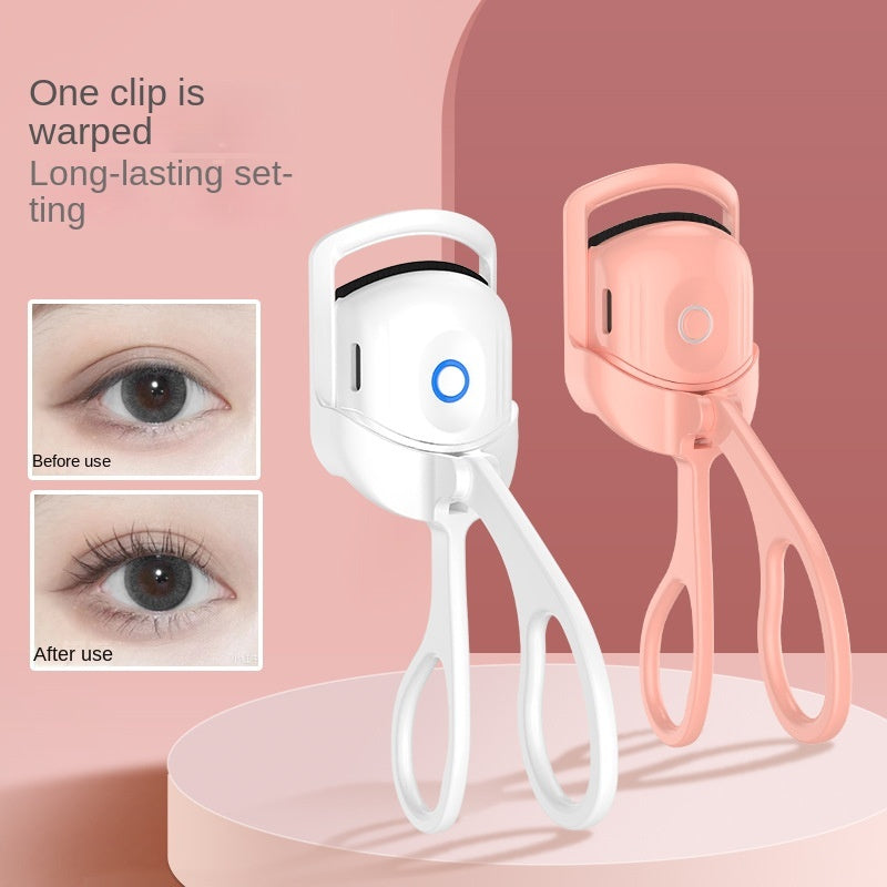 Radiant Curl: Rechargeable Electric Heated Eyelash Curler for Long-Lasting Curls