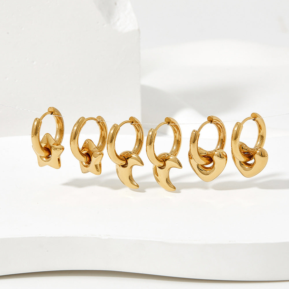 Shine On: XINGX Stainless Steel Glossy Earrings