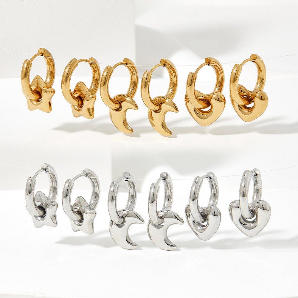 Shine On: XINGX Stainless Steel Glossy Earrings