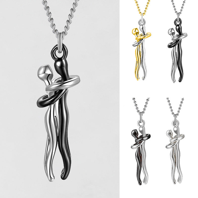 Hug of Affection: Couples Necklace