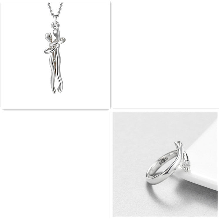 Hug of Affection: Couples Necklace