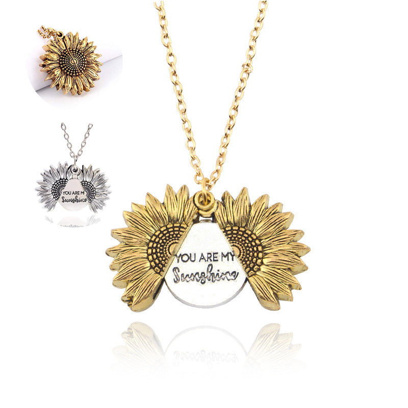 Sunshine Bloom: Sunflower Necklace