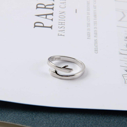 Hug Ring: Adjustable Jewelry for Effortless Elegance (925 Silver)