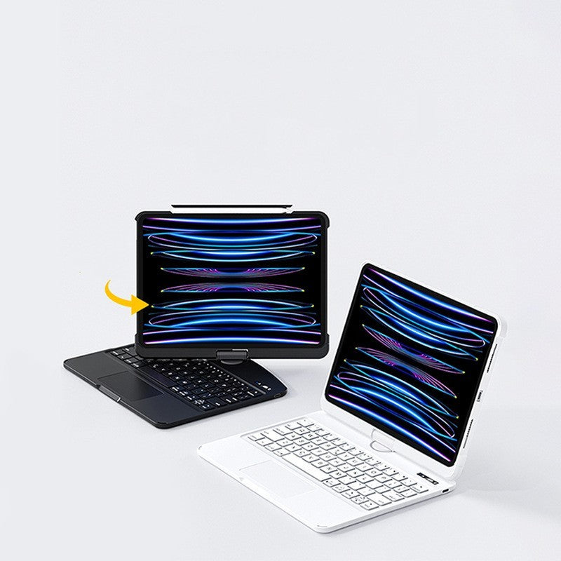 EkomSmart™: 2024 Latest 360° Swivel Protective Wireless Keyboard Case