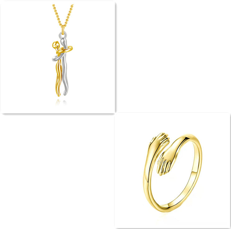 Hug of Affection: Couples Necklace