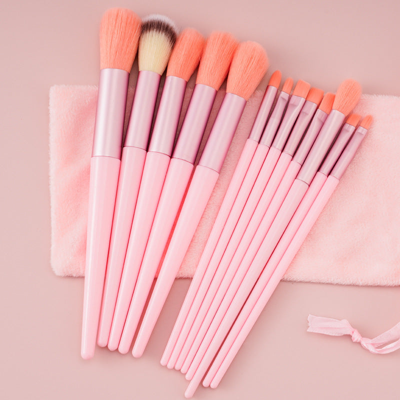 GlamEssentials: 13-Piece Makeup Brush Set for Flawless Beauty Application
