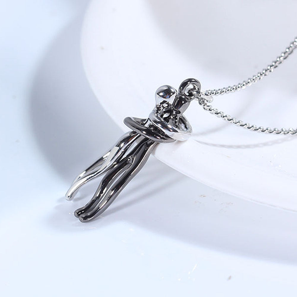 Hug of Affection: Couples Necklace