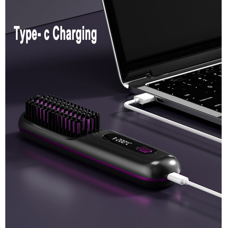 VersaStyle: Wireless 2-in-1 Hair Straightener and Curler