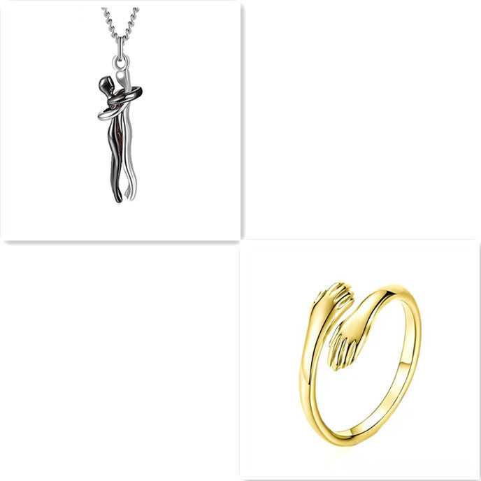 Hug of Affection: Couples Necklace