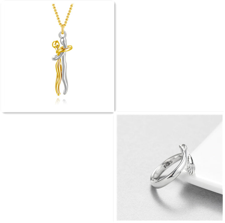 Hug of Affection: Couples Necklace