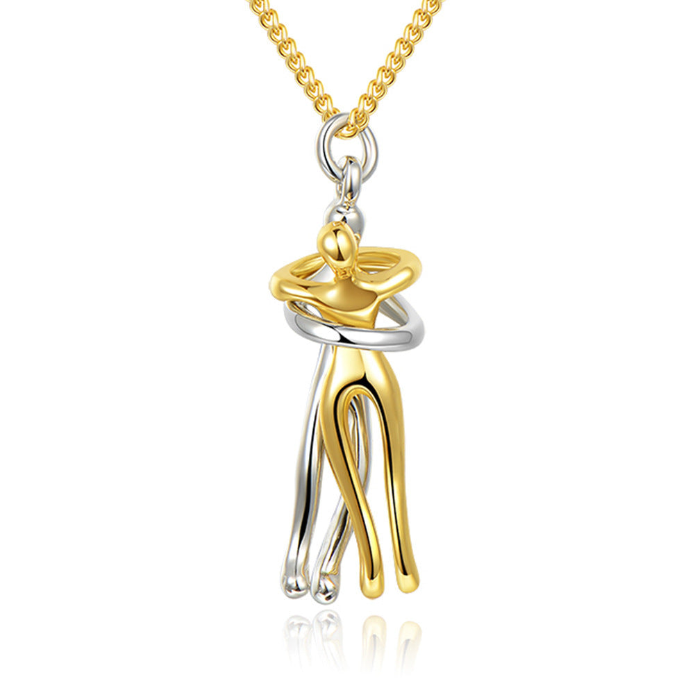 Hug of Affection: Couples Necklace