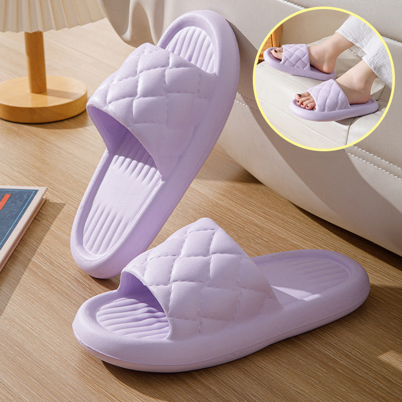 Summer Comfort: New Rhombus Home Slippers for Women and Men - Lightweight, Non-Slip, and Stylish