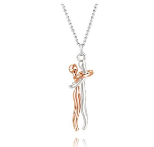 Hug of Affection: Couples Necklace