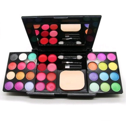 Color Harmony: 24 Eyeshadows, 8 Lipsticks, 4 Blushes, 3 Powders - All in One Makeup Palette