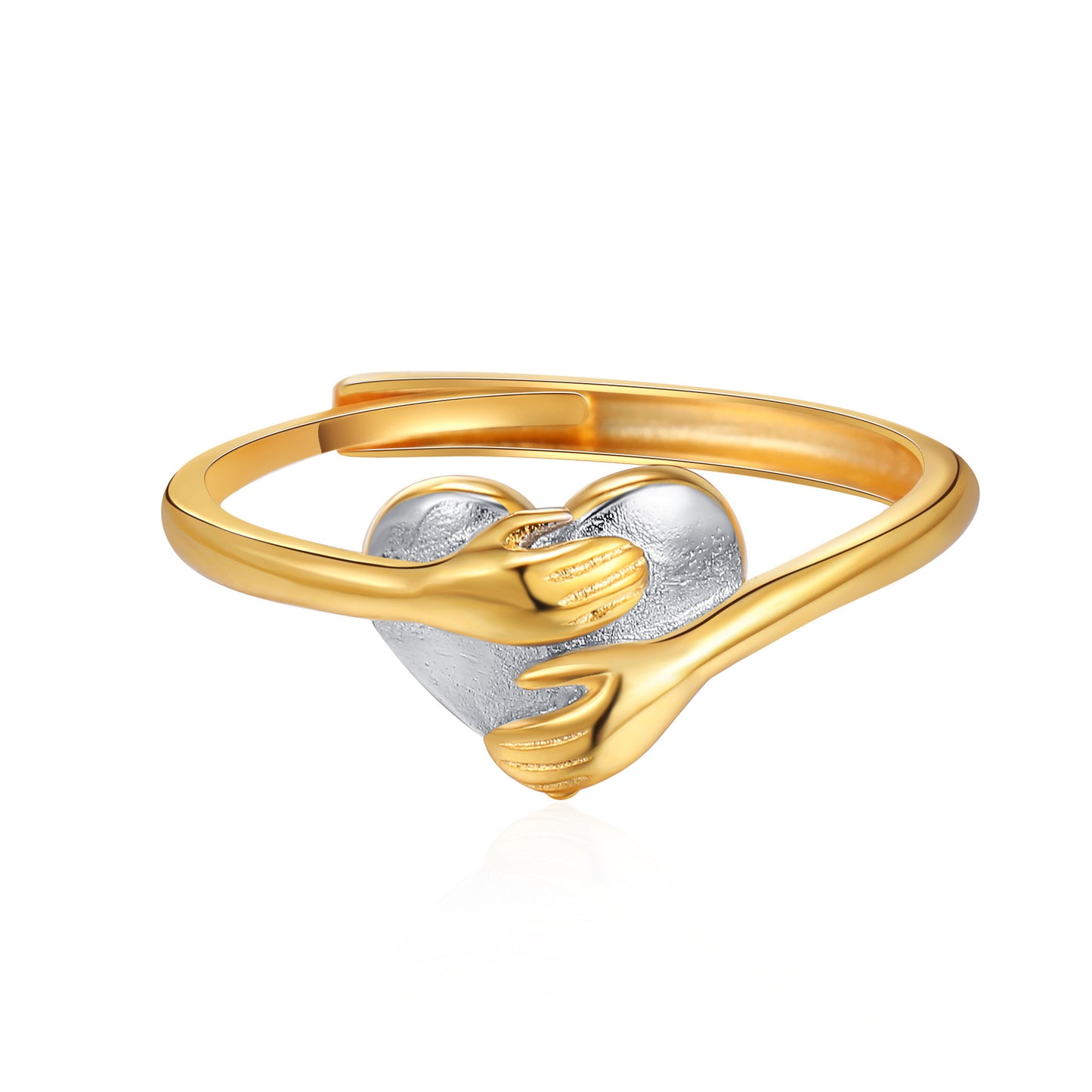 Embrace Love: Stylish Heart-shaped Rings for Effortless Fashion