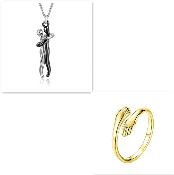 Hug of Affection: Couples Necklace