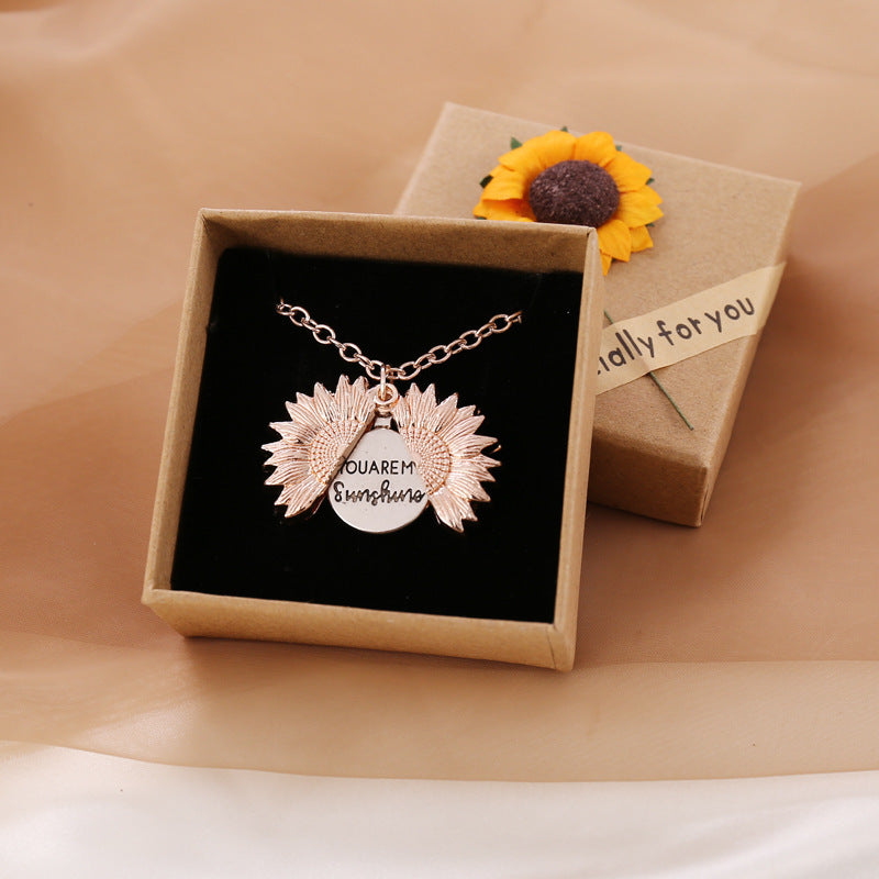 Sunshine Bloom: Sunflower Necklace