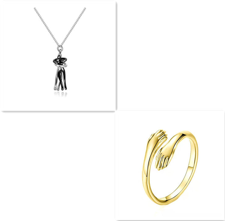 Hug of Affection: Couples Necklace