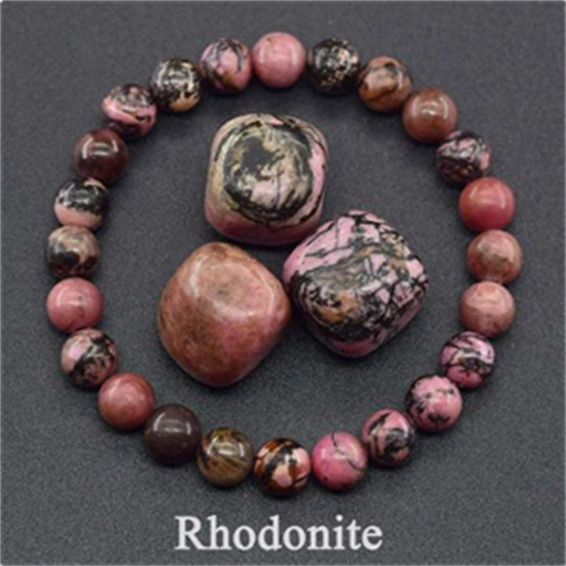 Earthly Elegance: Natural Stone Tiger Eye Beaded Yoga Bracelet for Men and Women
