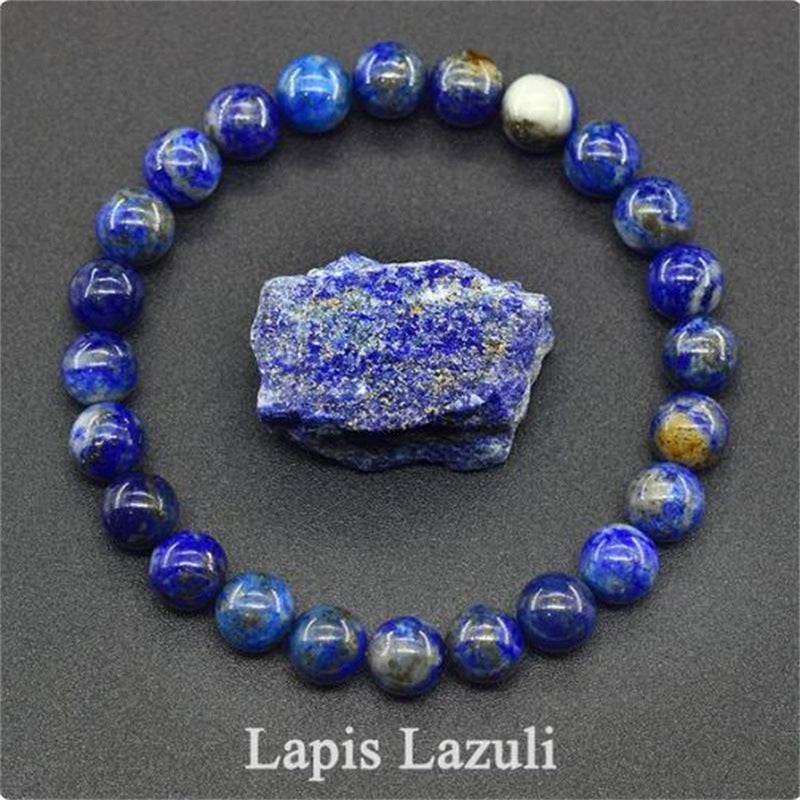 Earthly Elegance: Natural Stone Tiger Eye Beaded Yoga Bracelet for Men and Women