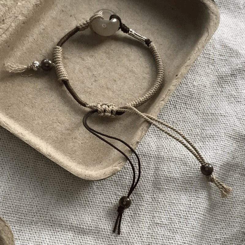 Dual Circle Delight: Exquisite Beaded Bracelet for a Unique Touch