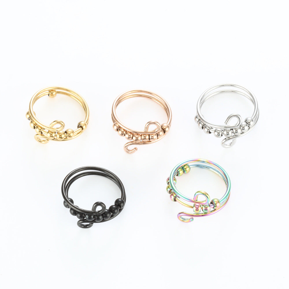 Rotating Bead Multi-Layer Decompression Ring