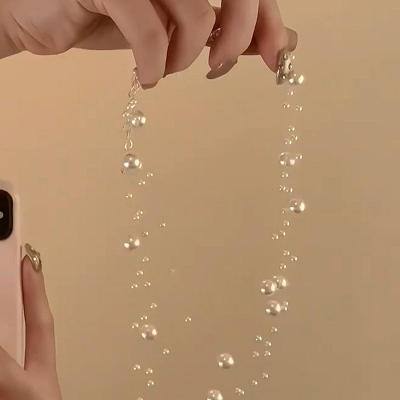 Pearls of Elegance: Women's Multi-Layer Pearl Clavicle Chain Necklace
