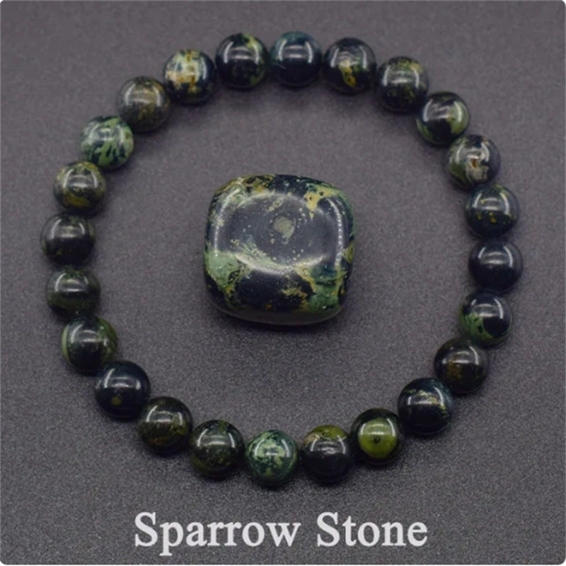 Earthly Elegance: Natural Stone Tiger Eye Beaded Yoga Bracelet for Men and Women