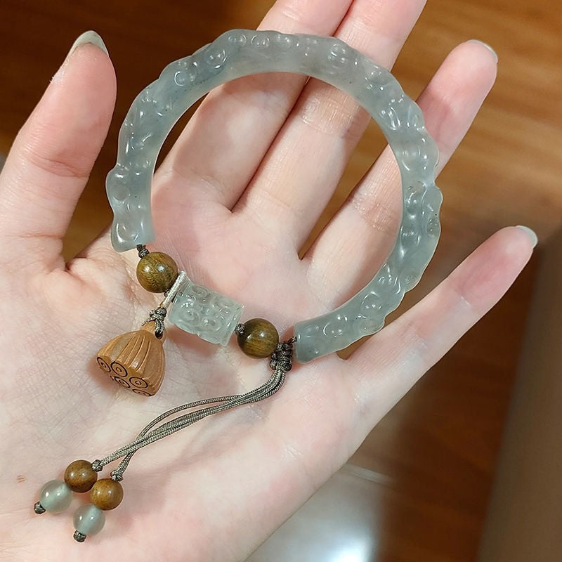 Dual Circle Delight: Exquisite Beaded Bracelet for a Unique Touch
