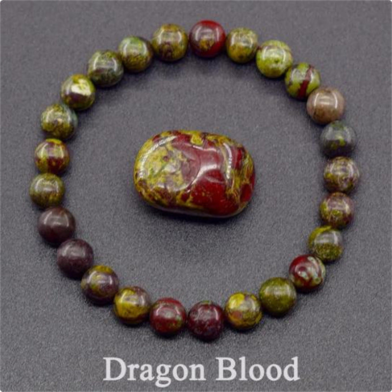 Earthly Elegance: Natural Stone Tiger Eye Beaded Yoga Bracelet for Men and Women