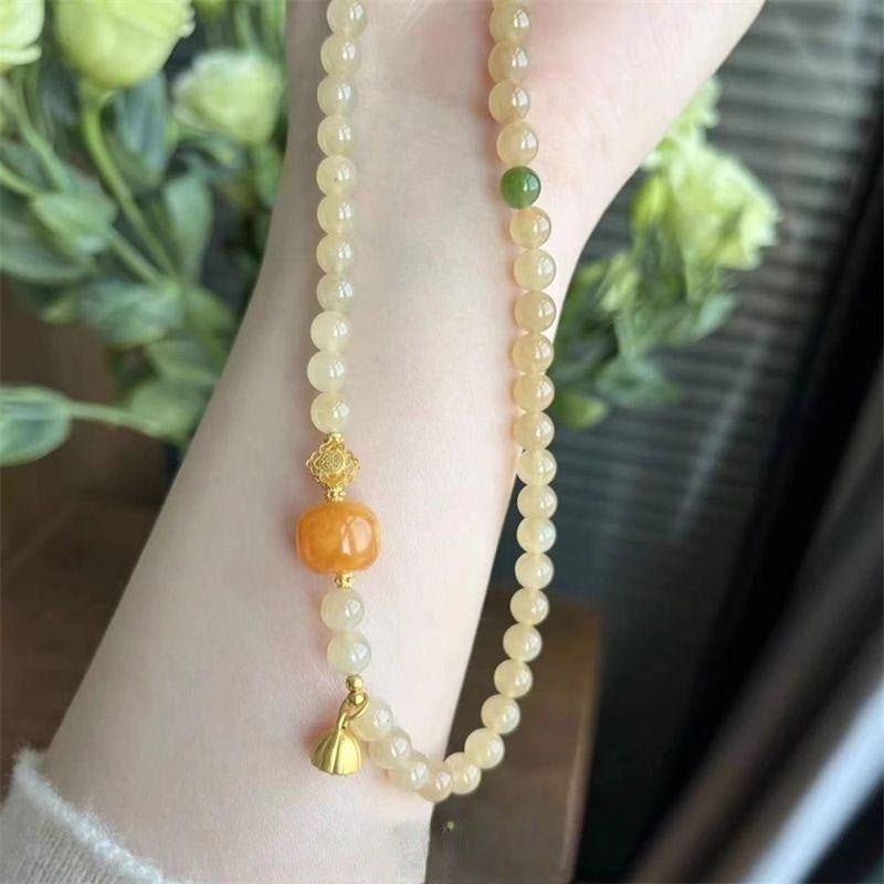 Dual Circle Delight: Exquisite Beaded Bracelet for a Unique Touch