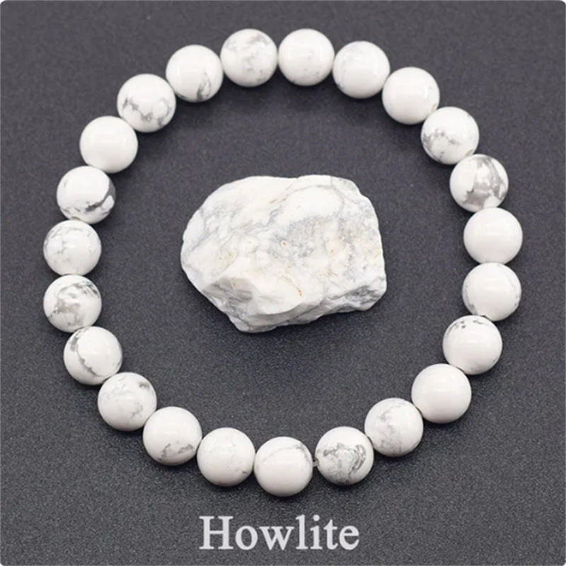 Earthly Elegance: Natural Stone Tiger Eye Beaded Yoga Bracelet for Men and Women