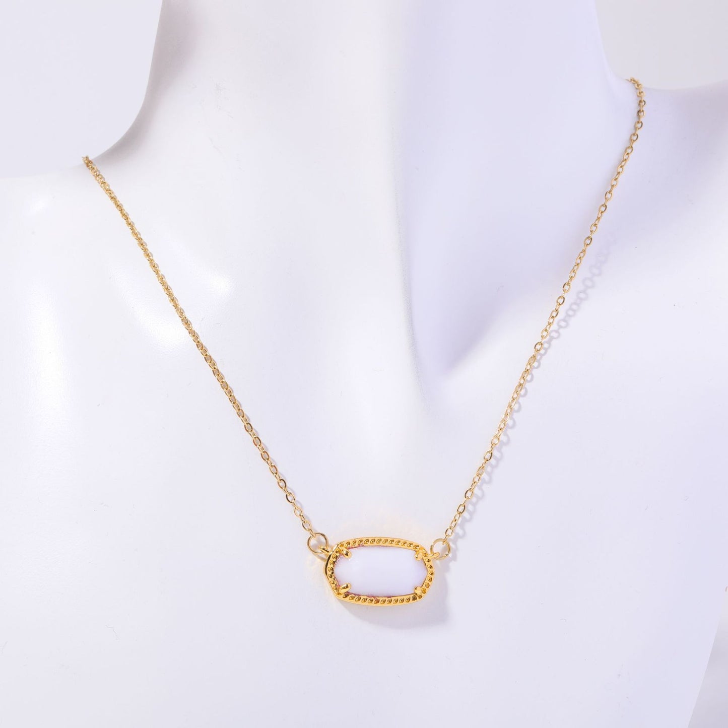 Zodiac Gems: Natural Stone Necklace featuring 12 Birthstones