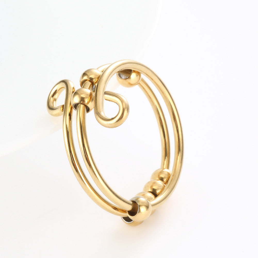Rotating Bead Multi-Layer Decompression Ring