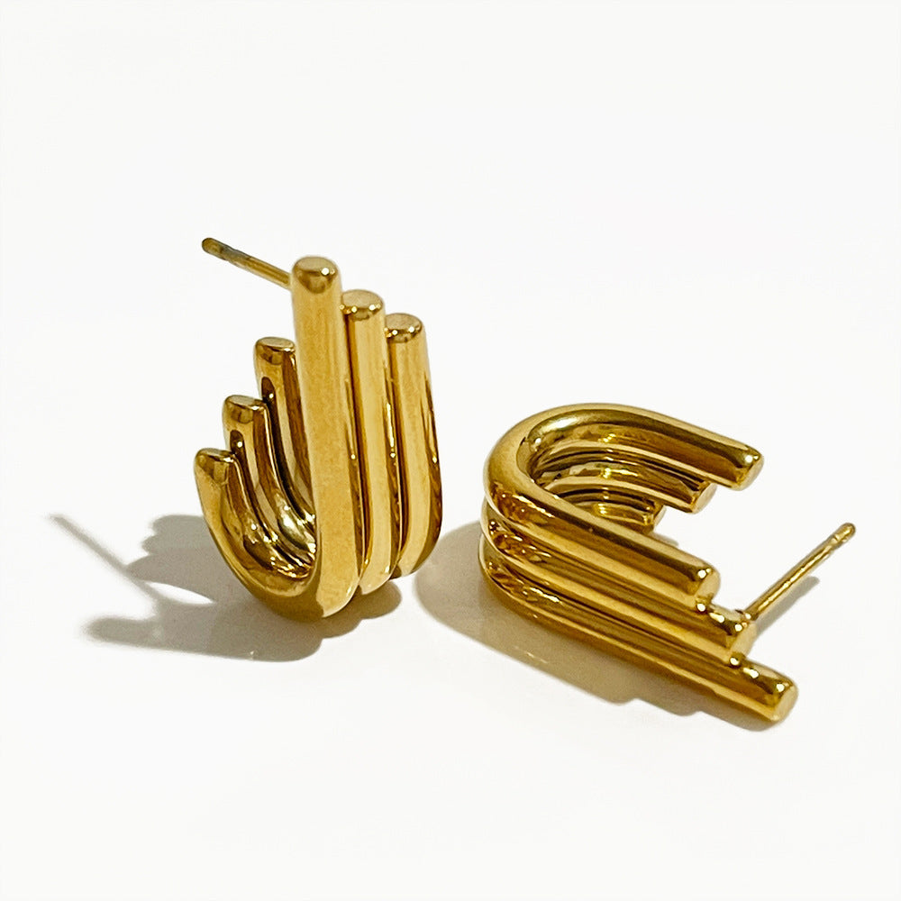 Petite Perfection: Little Wing Stainless Steel Earrings for Women