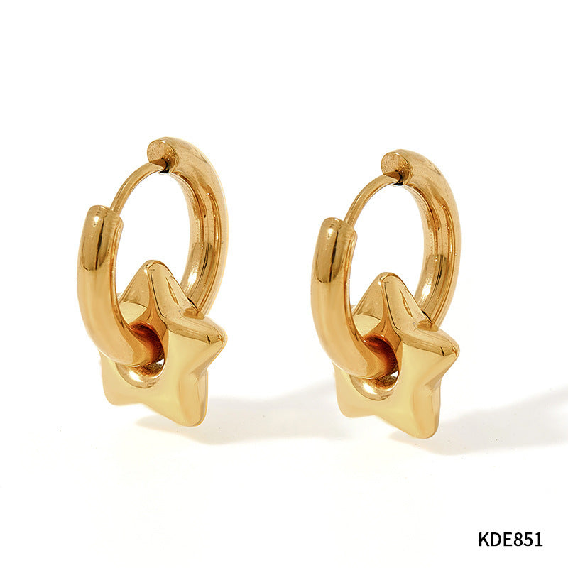Shine On: XINGX Stainless Steel Glossy Earrings