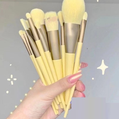 GlamEssentials: 13-Piece Makeup Brush Set for Flawless Beauty Application