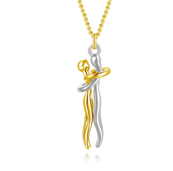 Hug of Affection: Couples Necklace