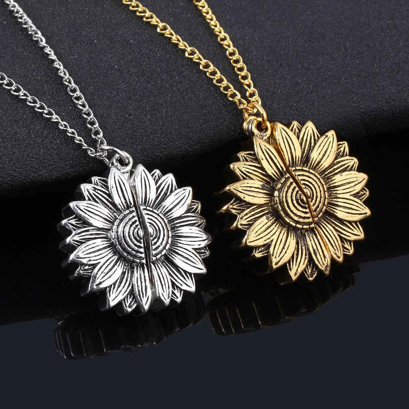 Sunshine Bloom: Sunflower Necklace