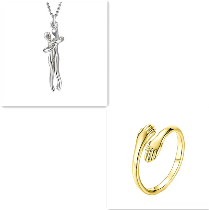 Hug of Affection: Couples Necklace