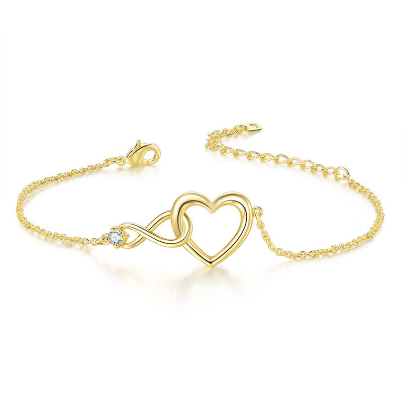 Embrace Love: Heart-shaped Bracelet - A Versatile Fashion Statement and Perfect Gift