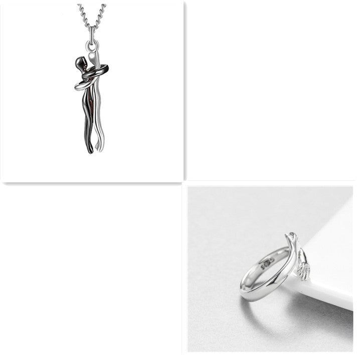 Hug of Affection: Couples Necklace