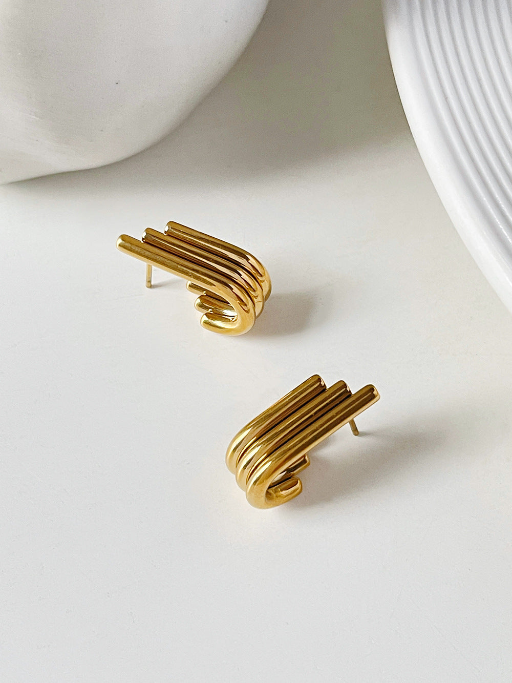 Petite Perfection: Little Wing Stainless Steel Earrings for Women